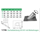 Dachdurchführung mit Wetterkragen 30-45°...