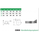 086/DN180 DW6 Wandbefestigungsband Dinak
