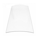 Eine gebogene Glasscheibe mit den Maßen 435x310x4mm...