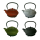 Teekanne aus Guß ca.1 Liter farbig mit Untersetzer Teekessel