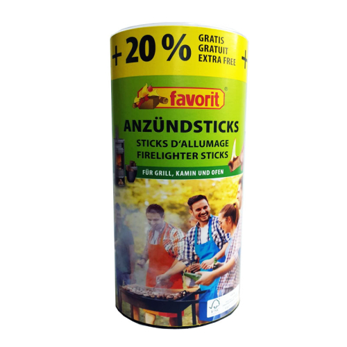 Naturholz / Wachs Anzünder Sticks 120 Stück #1257