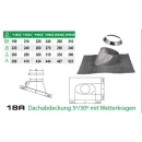 Dachdurchführung mit Wetterkragen 5-30° für...