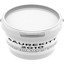 Das Bild zeigt einen weißen Kunststoffeimer mit dem...