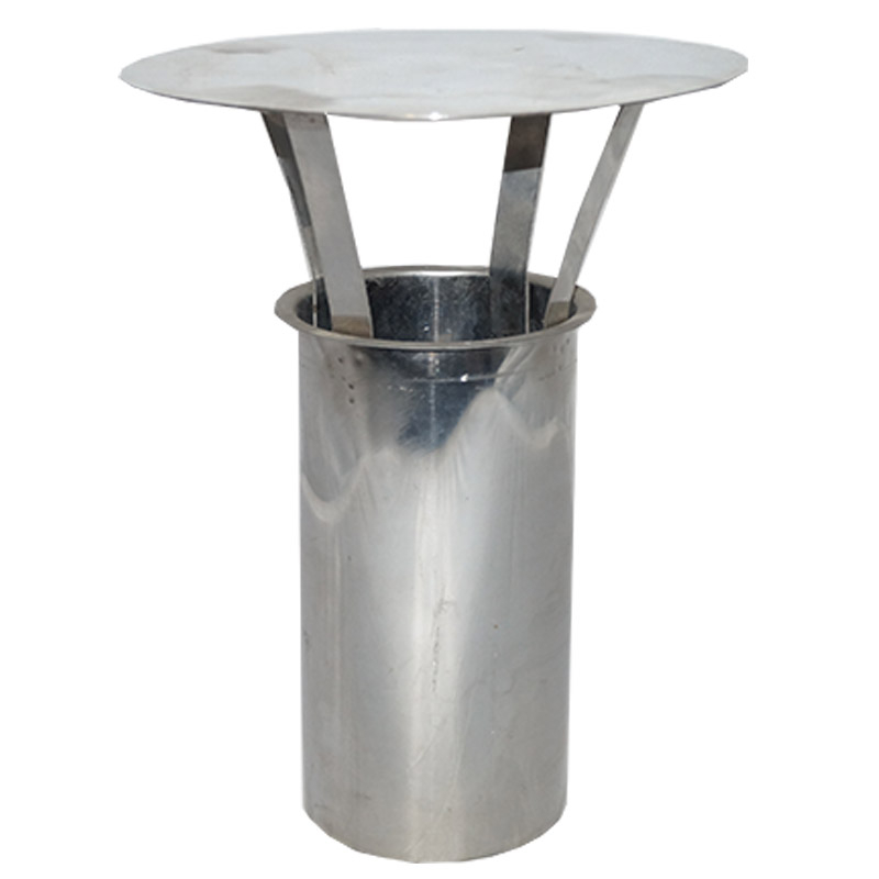 Edelstahl Schornsteinhaube 120mm - Regenschutz Für Kamin Und Ofenrohre