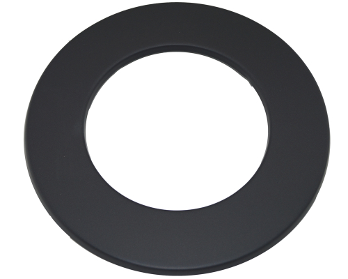 Wand-Rosette ø 130 schwarz #310