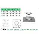 019/DN150 DW Flachdachabdeckung mit Wetterkragen Dinak