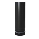 Pellet- Ofenrohr 0,25m DN 80mm matt-schwarz emailliert