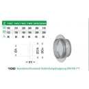100/DN180 DW Kesselanschlussstück Verbindungskluppung DW/EW Dinak