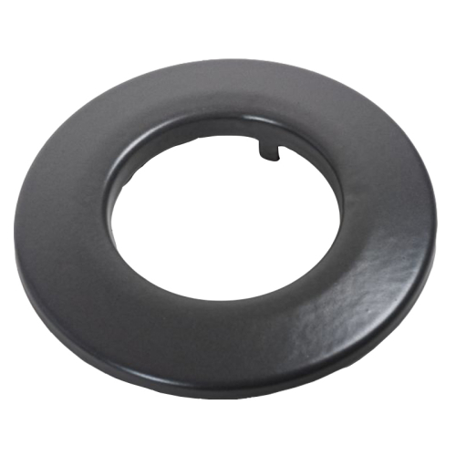 Pellet- Ofenrohr-Rosette DN 100mm gussgrau emailliert