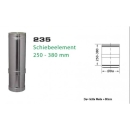 235/DN250 DW Schiebeelement 250mm - 380mm Dinak inkl. Klemmband