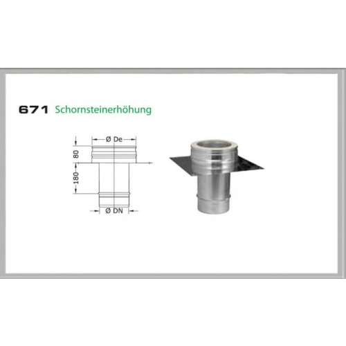 Winkel 45° für Schornsteinsets 150mm 0,4mm Edelstahl Dinak 