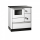 Das Bild zeigt den Küchenherd Lohberger Celus Cook 75 mit einer Leistung von 6 Kilowatt. Das Produkt präsentiert sich in Weiß mit einer sichtbaren Backofentür mit Glaseinsatz und einem Bedienfeld. Darüber hinaus verfügt der Herd über drei Regler an der Frontseite und eine herausstehende Arbeitsplatte am oberen Rand. Im unteren Bereich befindet sich eine Schublade. Ein grünes Energieeffizienzlabel mit der Aufschrift A+ ist deutlich sichtbar und verweist auf die Energieeffizienzklasse des Herdes. Das Bild dient dazu, das Design und die Features des Küchenherds zu präsentieren, sowie die hohe Energieeffizienz hervorzuheben.