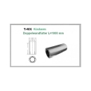14N/DN180 DW kürzbares Doppelwandfutter L=1000 Dinak inkl. Klemmband