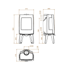 Dovre Sense 103 Kaminofen Gusseisen