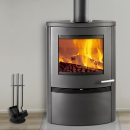 TermaTech TT22H Kaminofen Schwarz