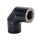 DW-Pellet-Rohr Schwarz 100mm Bogen 90° mit Tür